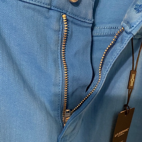 Liverpool Hannah Diva Blue Crop Flare Jeans - Picture 7 of 12